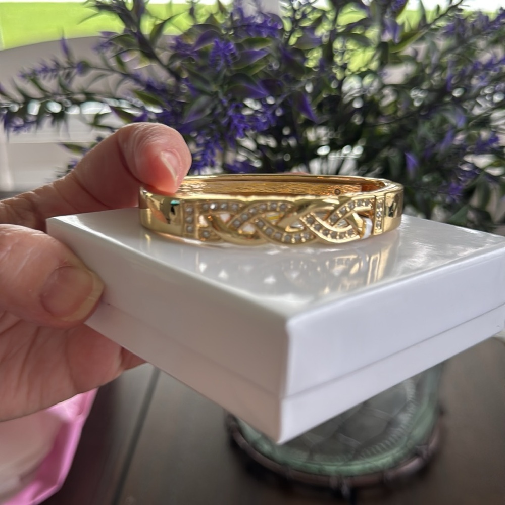 Charter Club
Pavé Braid Bangle Bracelet, Created for Macy's - Picture 2 of 3